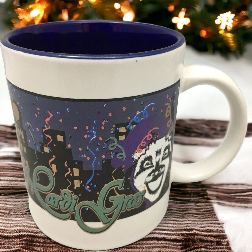 Mardi Gras Coffee Mug Let The Good Times Roll Fat Tuesday New Orleans Louisiana